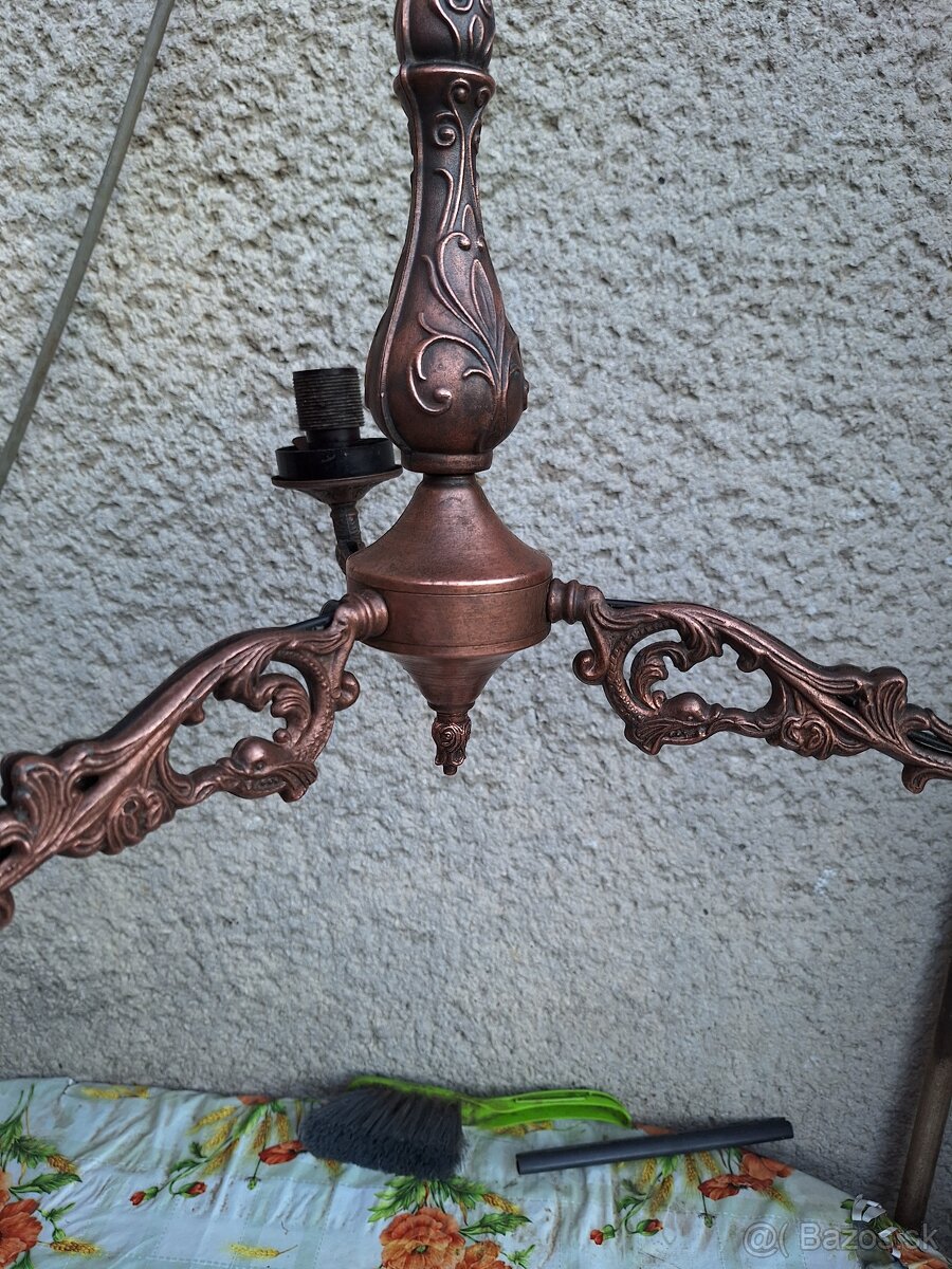 Starý medený luster - 2