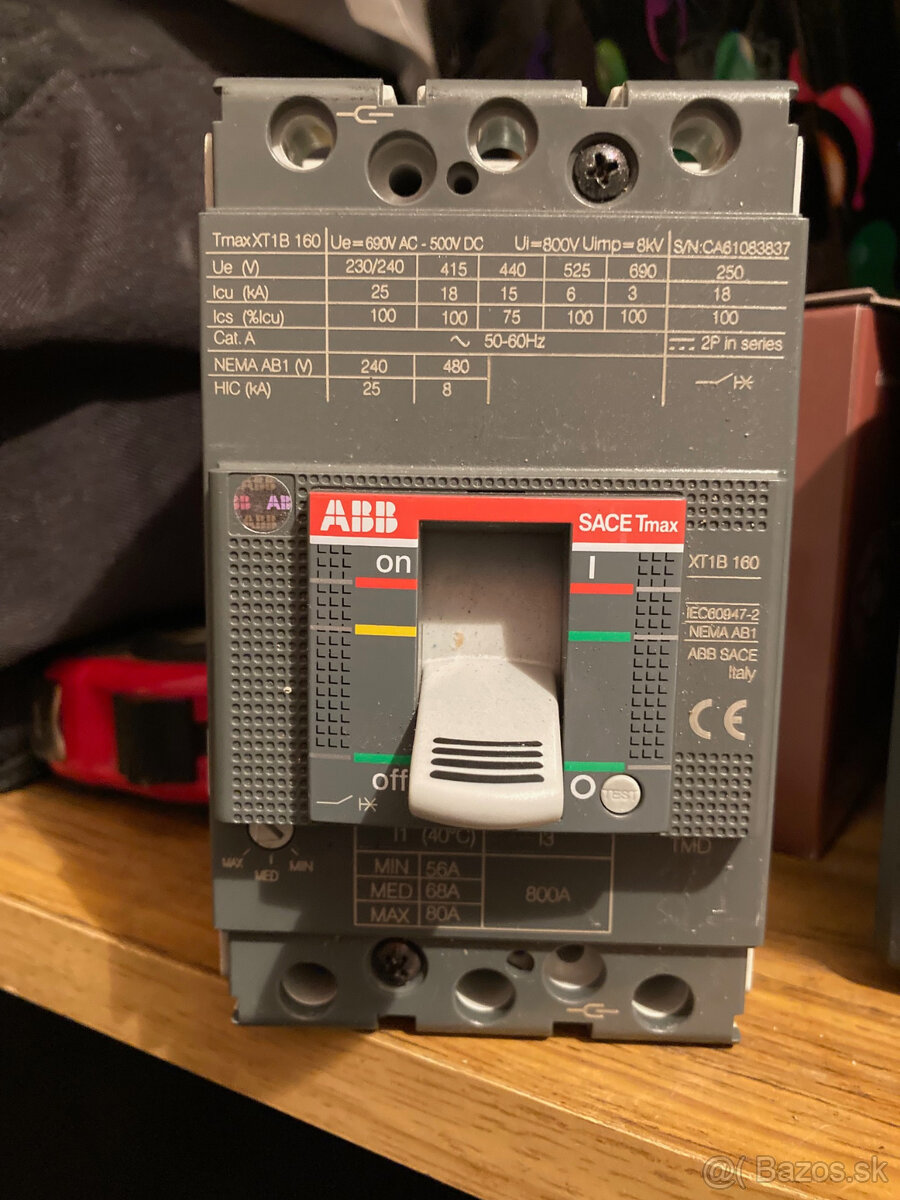 Predám Deon ABB XT1B 160 - 2