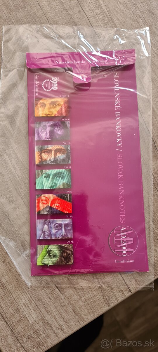 Bimilenium bankovky UNC + obalka + sada minci - 2
