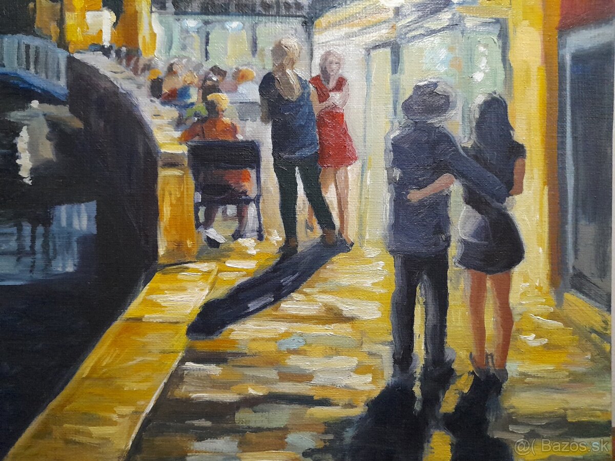 Olejomaľba, Taliansko 50x60 - 2