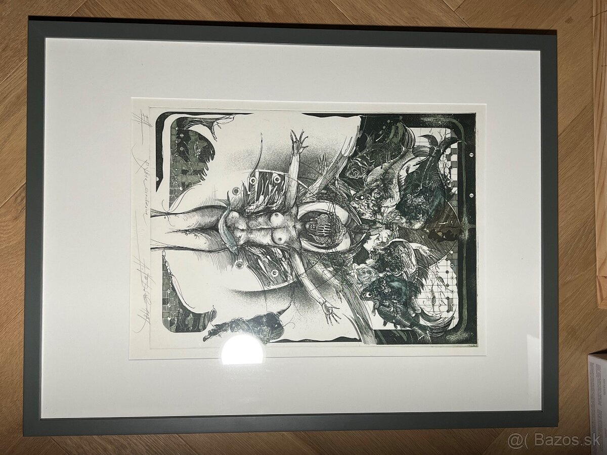 Predám veľkú grafiku od A.Vojtaska - 2