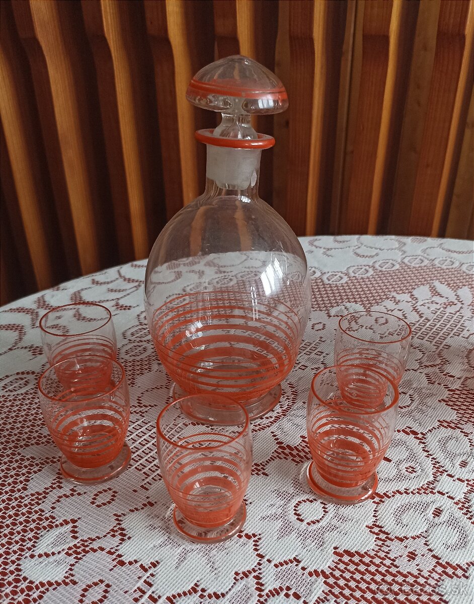 Likérová súprava + dzbán - 2