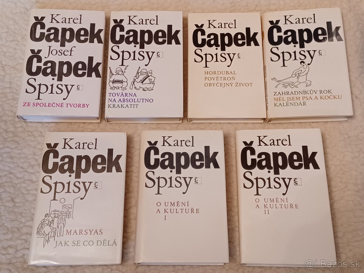 Predám knihy - Karel Čapek - 2