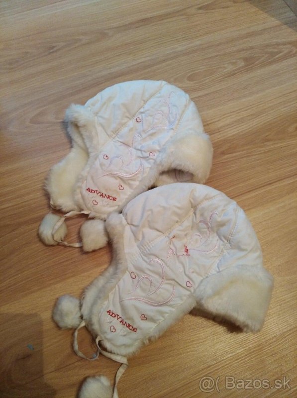 2 dievčenské baranice-cena spolu - 2