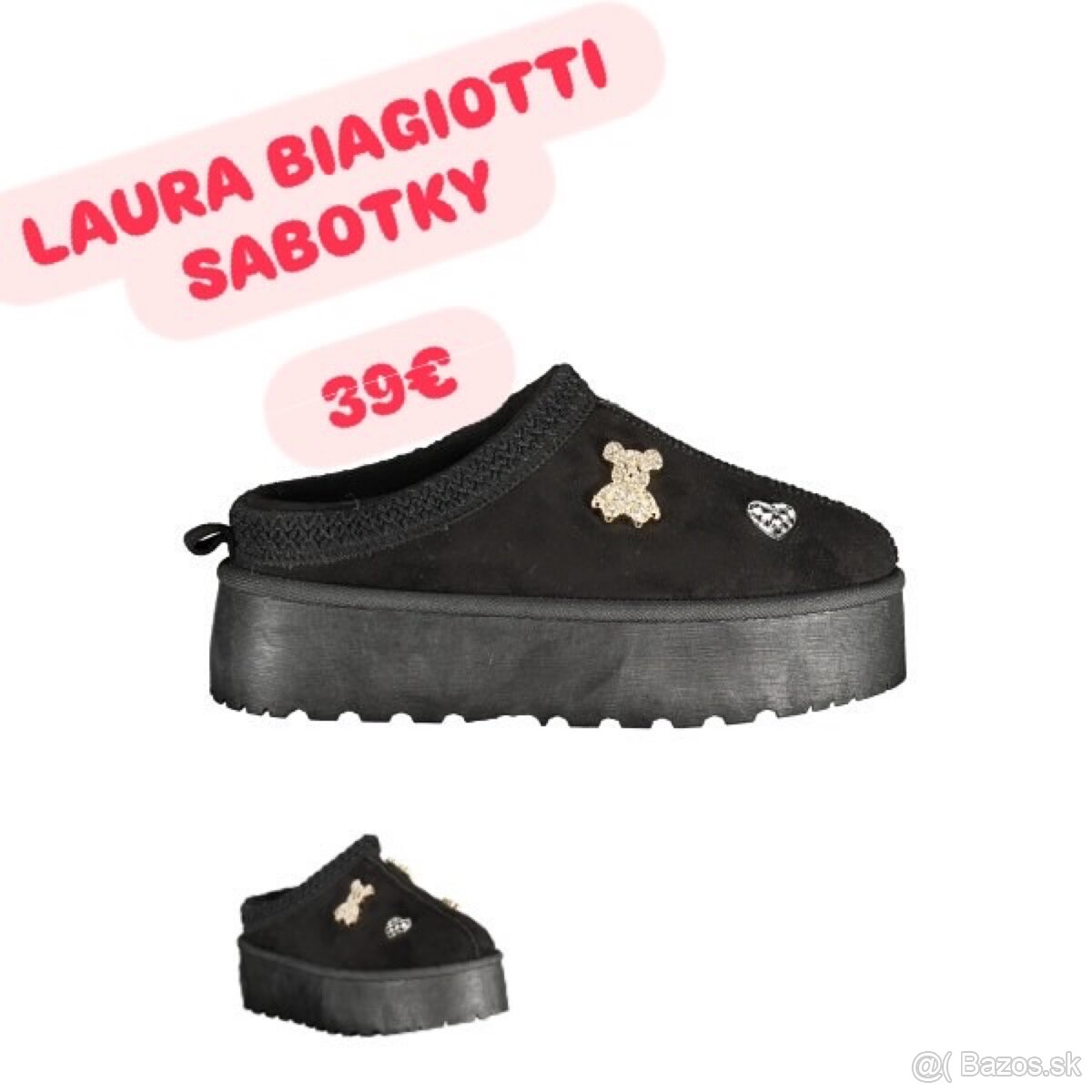 Sabotky v štýle UGG - 2