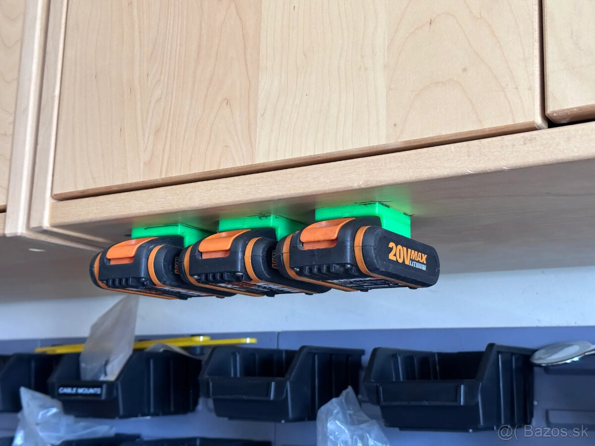 Držiaky na batérie Worx - 2