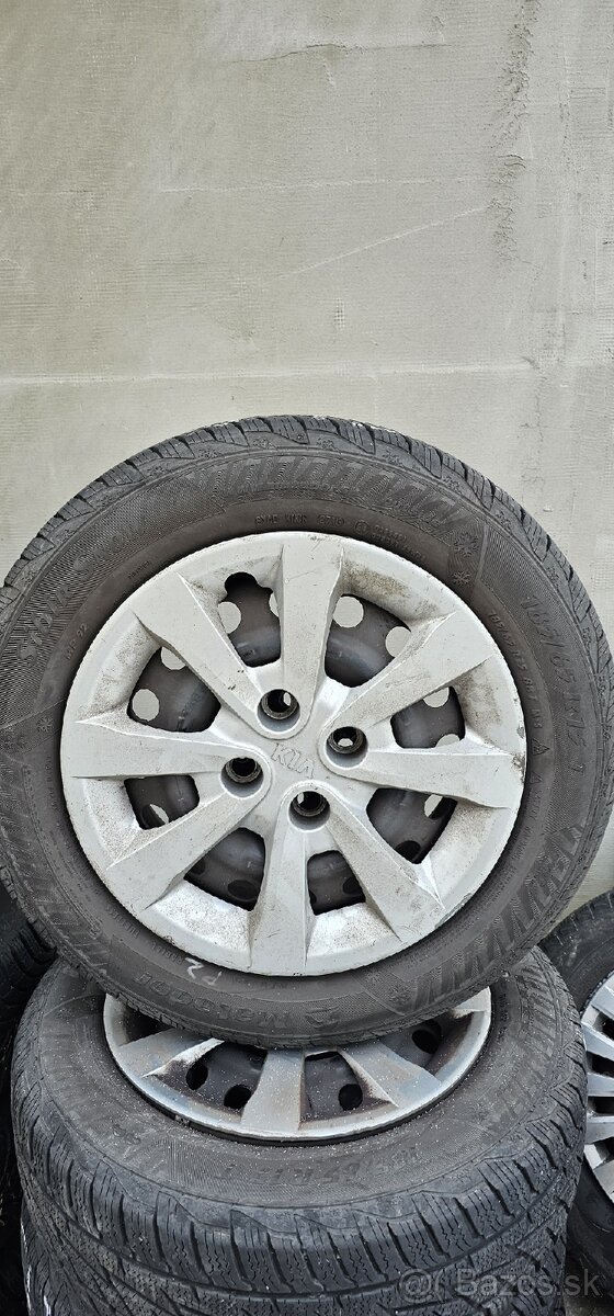 Kolesá Kia Rio zimné s orig puklicami - 2