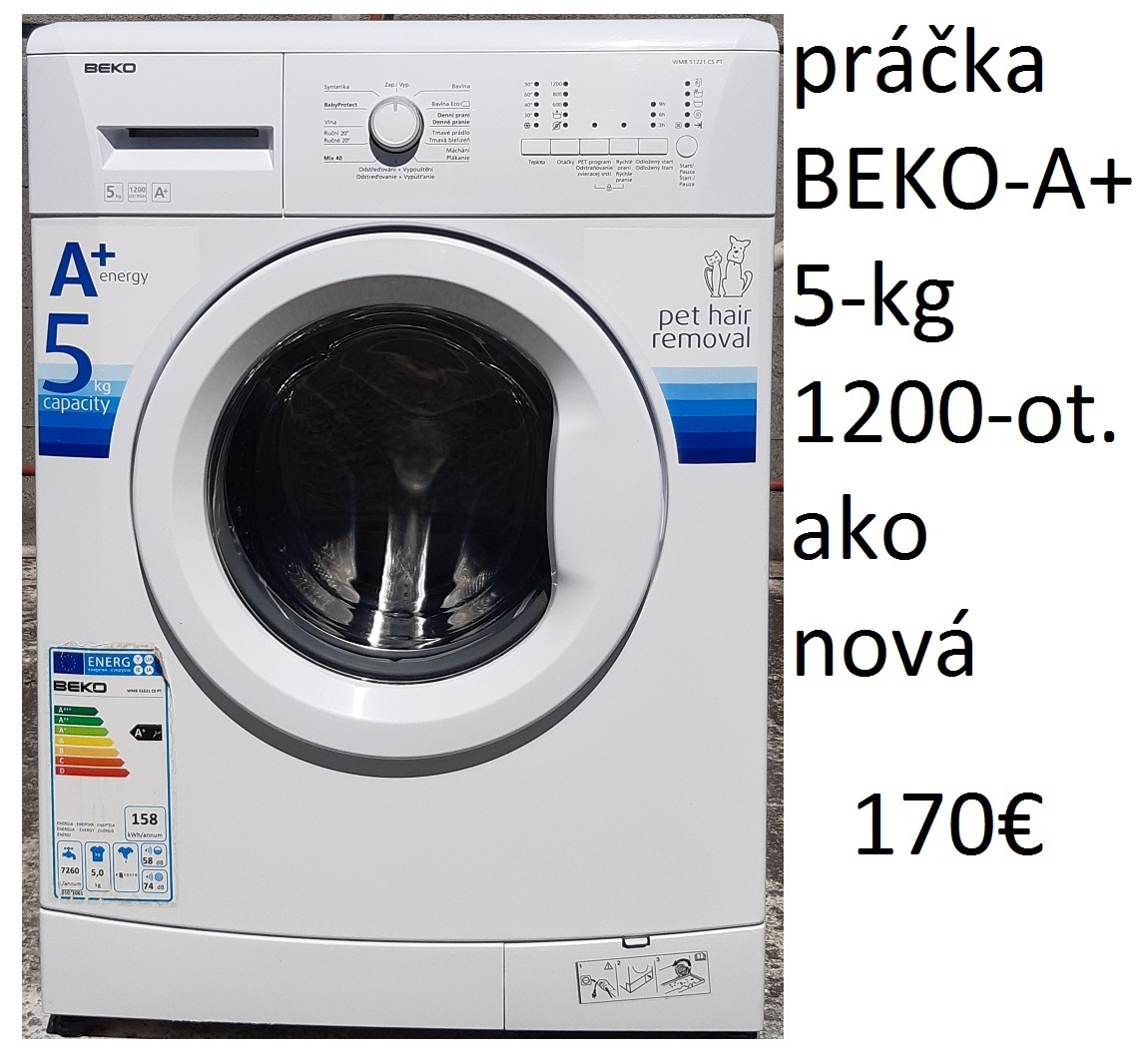 predám práčku Miele-aj iné. - 2