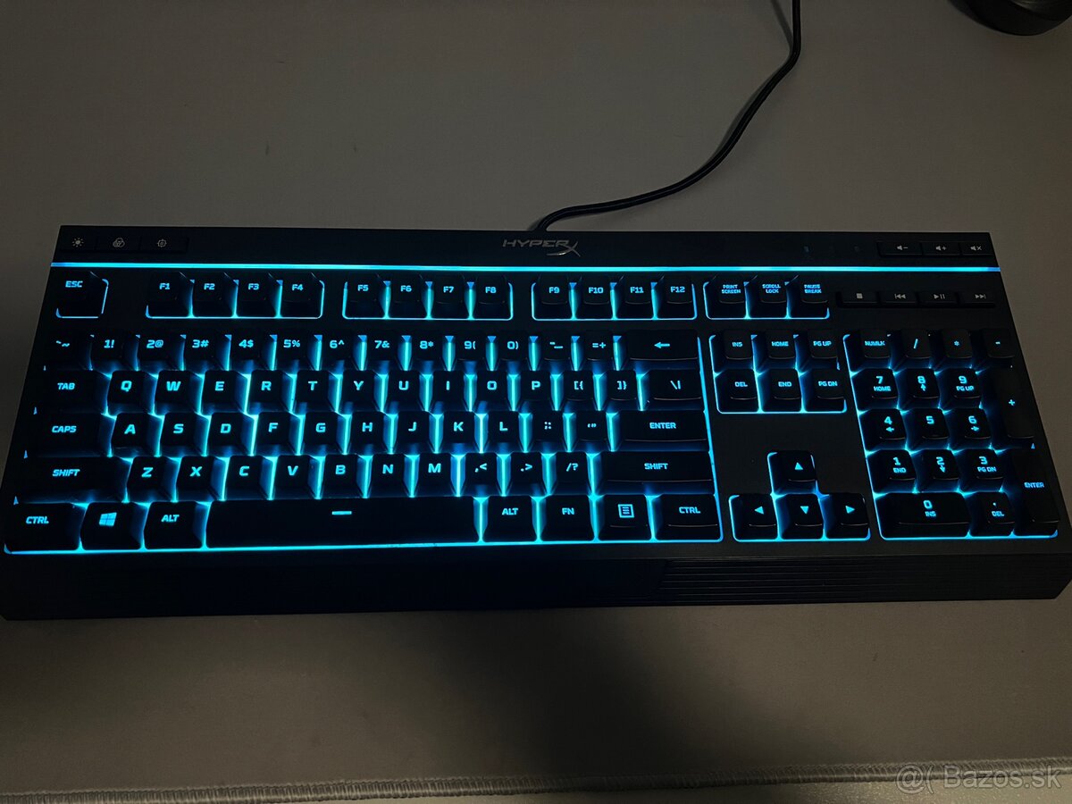 Predám špičkovú hernú klávesnicu HyperX Alloy Core RGB - 2