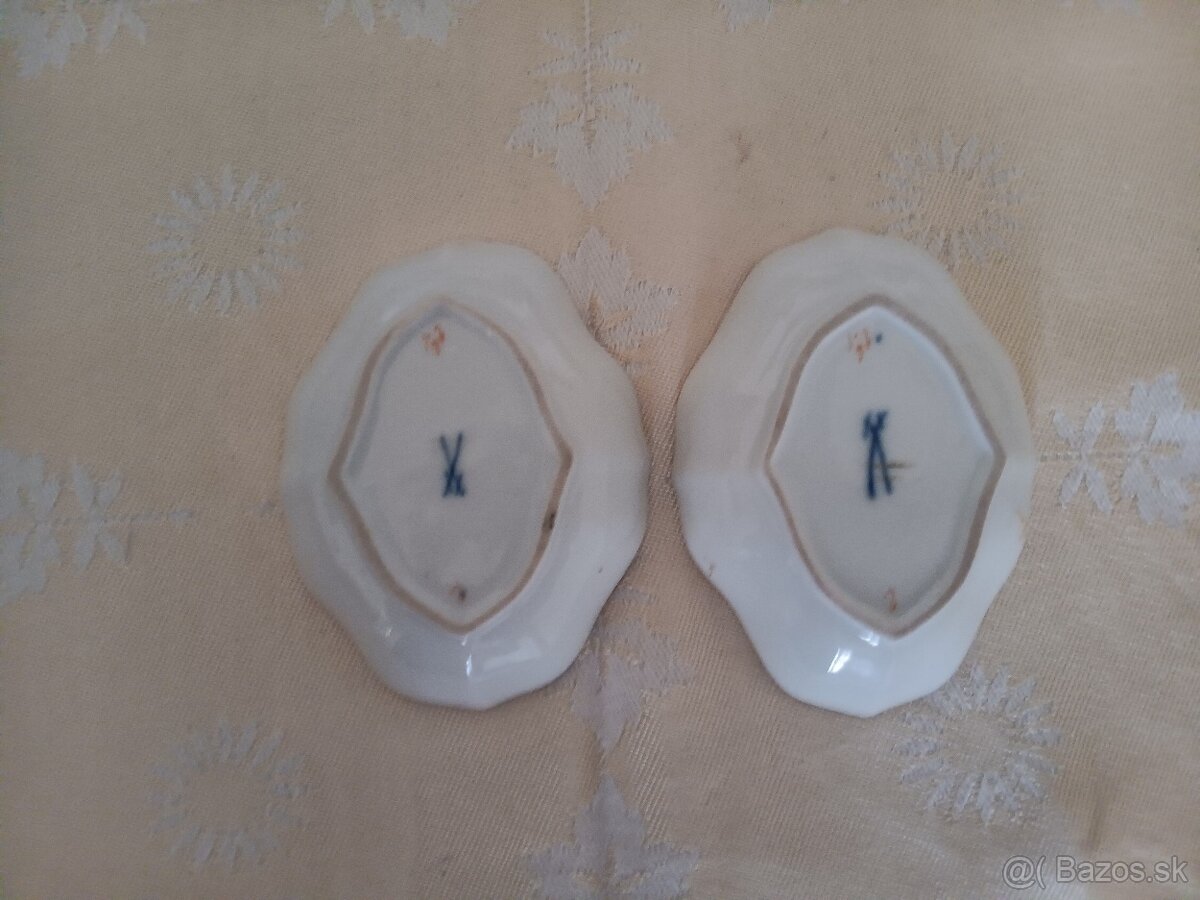 Míšeň, Meissen - porcelánové mističky - 2