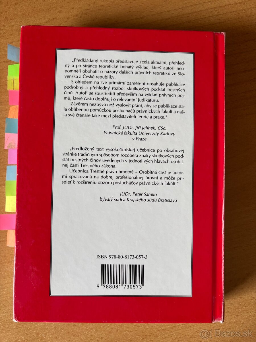 Kniha Trestné právo hmotné - Osobitná časť (I. Mencerová) - 2