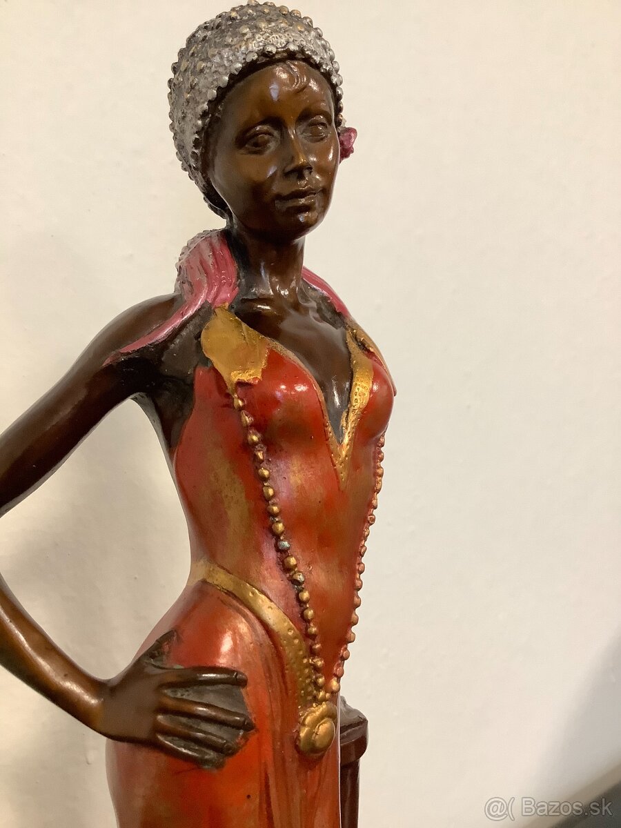 Starožitná bronzová socha Francie - 2