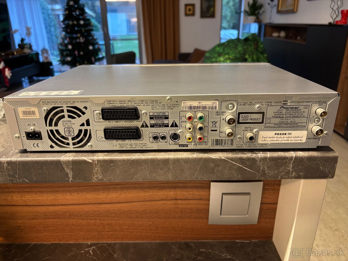 DVD rekordér Pioneer DVR-540HX-S - 2