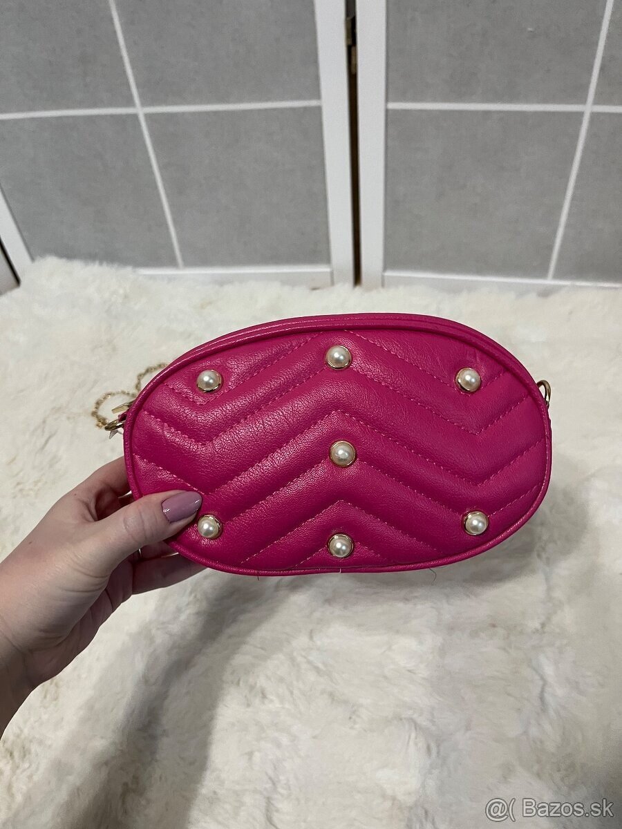 Dámska ružová kabelka - 2