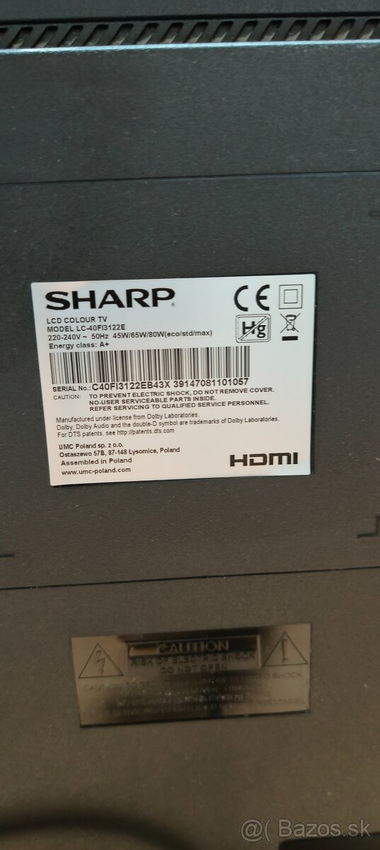 Televízor Sharp - 2