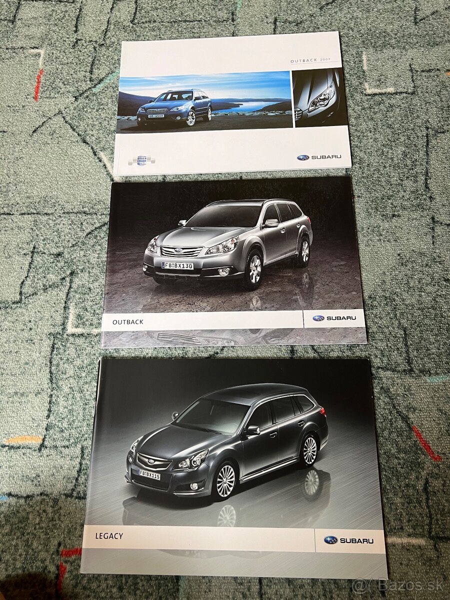 Prospekty brožury Subaru - 2