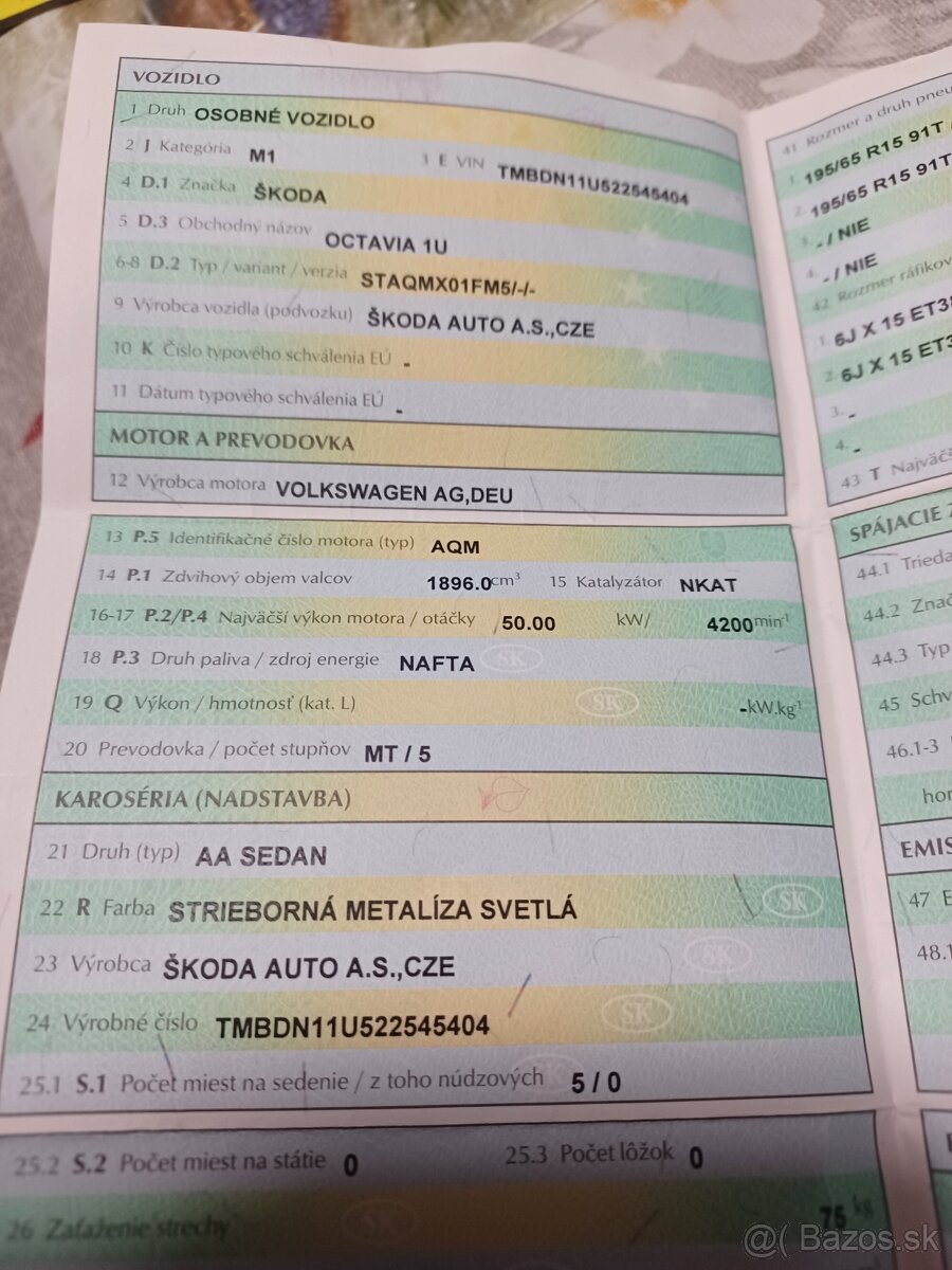 Škoda Octavia 1.9sdi - 2