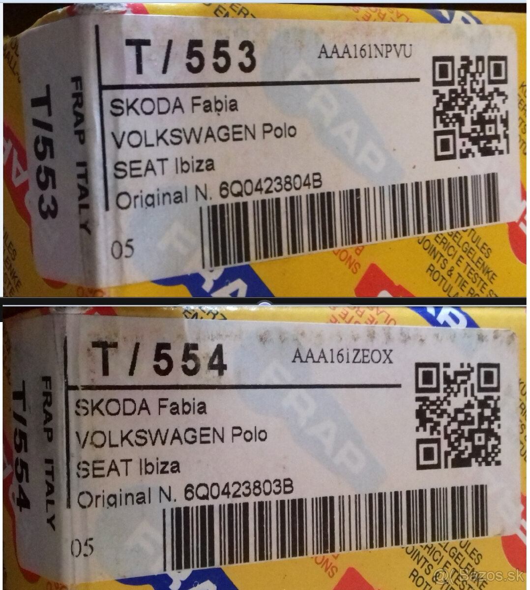 Tyče riadenia TRW Fabia - 2