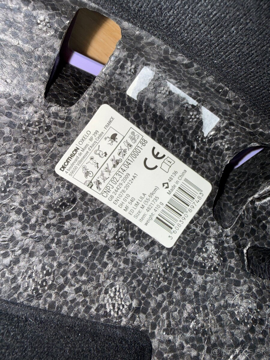 Fialková prilba OXELO - 2