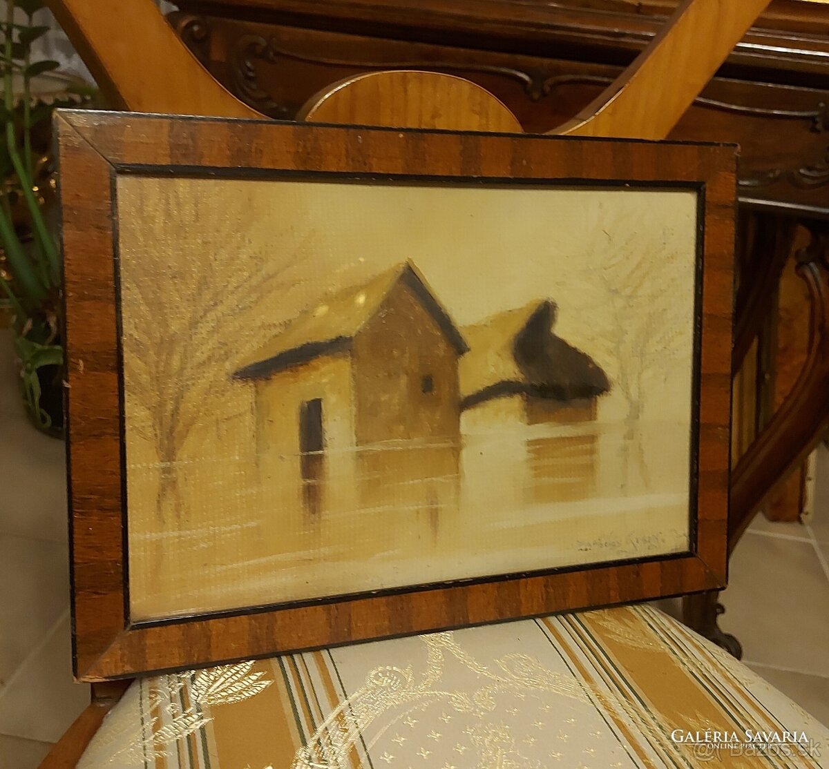 Szepesi Kuszka Jenö olej na doske - 2