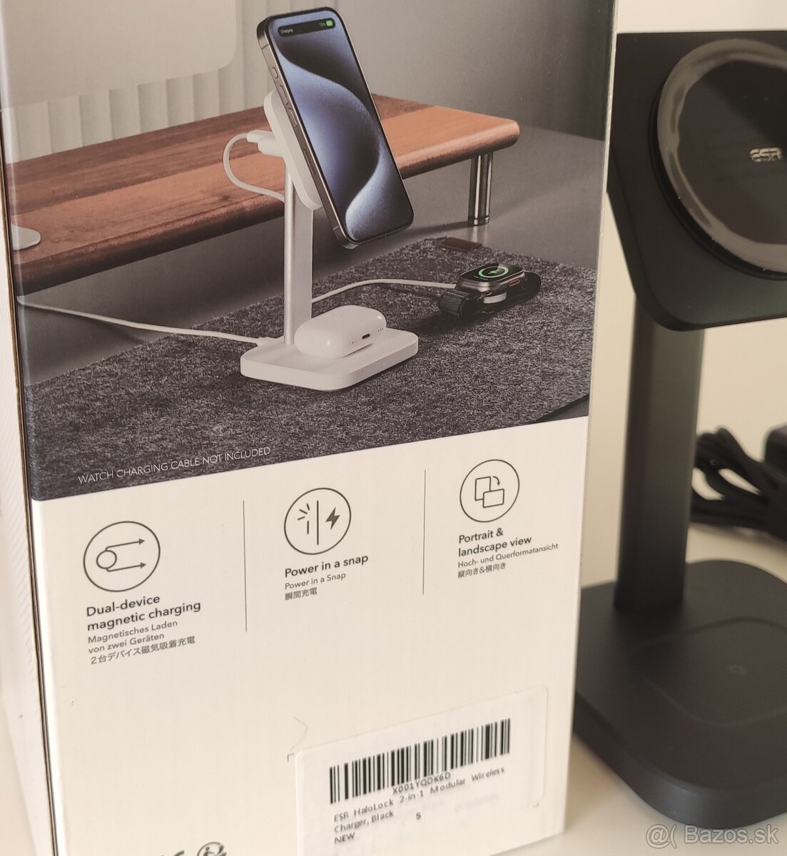ESR 2-in-1 bezdrôtová nabíjacia stanica - 2