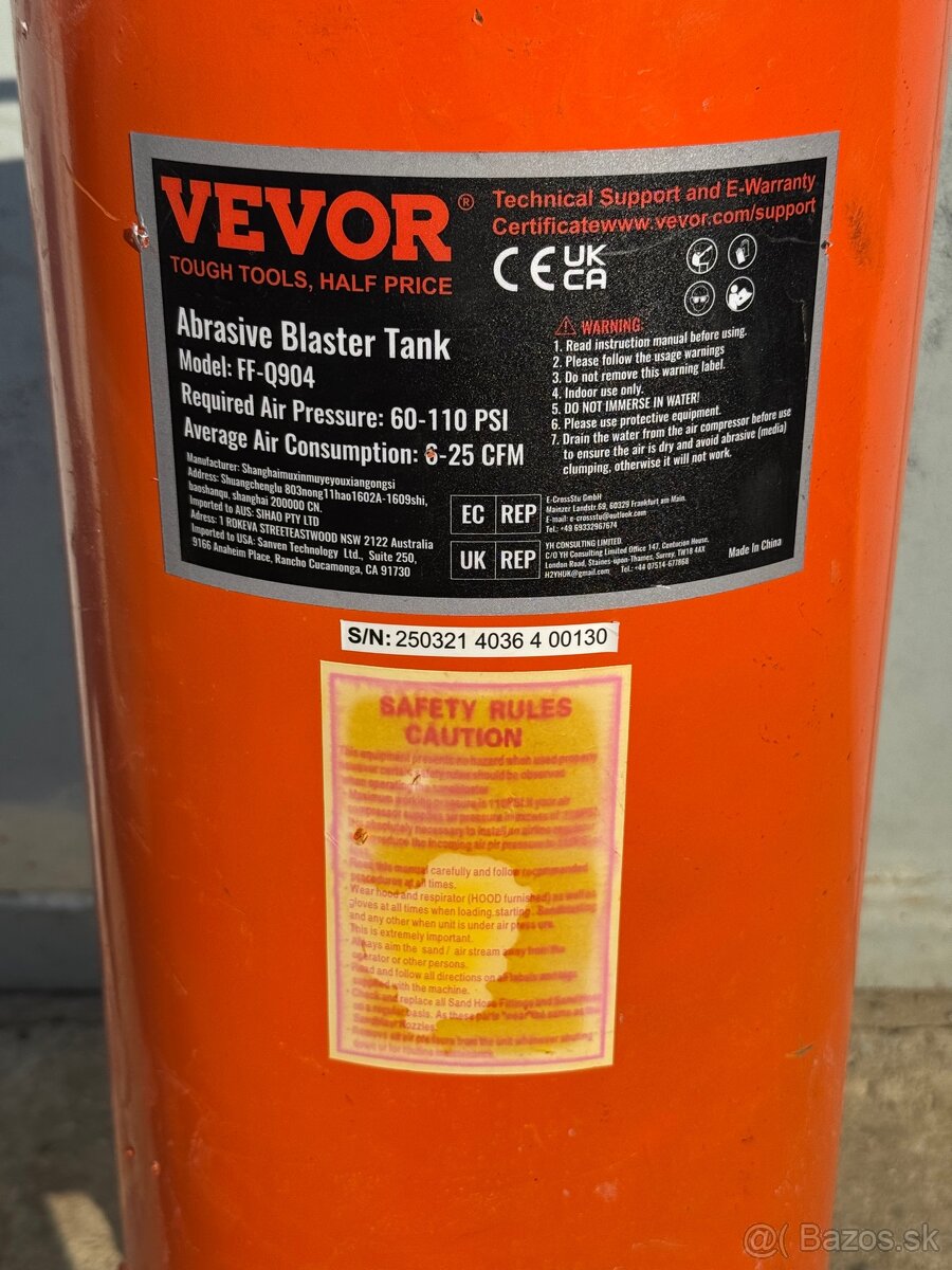 Predam pieskovačku Vevor - 2