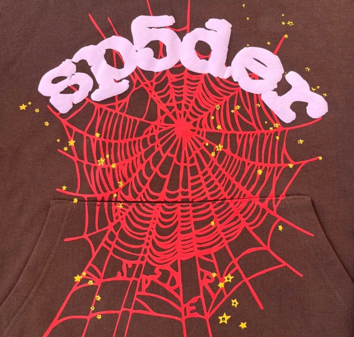 Sp5der Hoodie Brown/Pink - 2