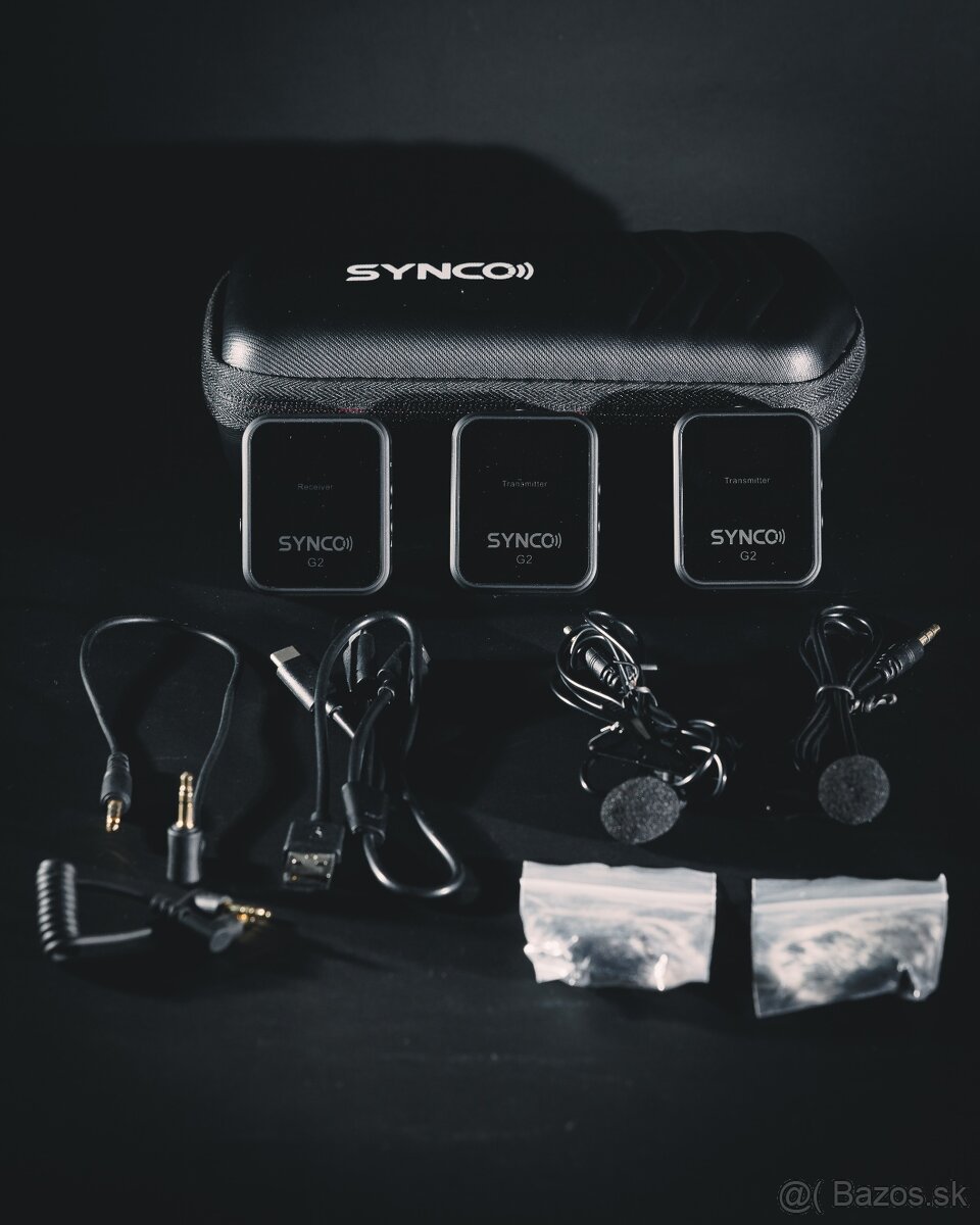 Predám bezdrôtový set mikrofónov SYNCO WAir G2 (A2) - 2