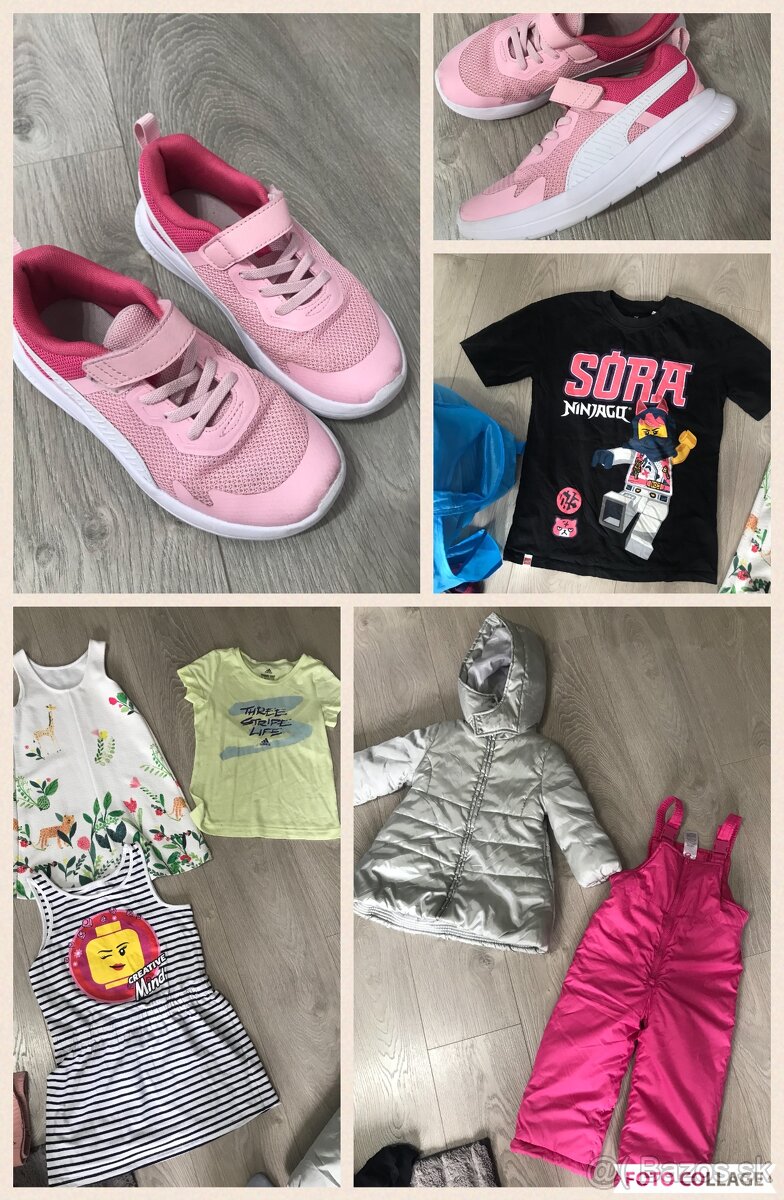 Mix oblečenia pre dievčatko 98-122. - 2