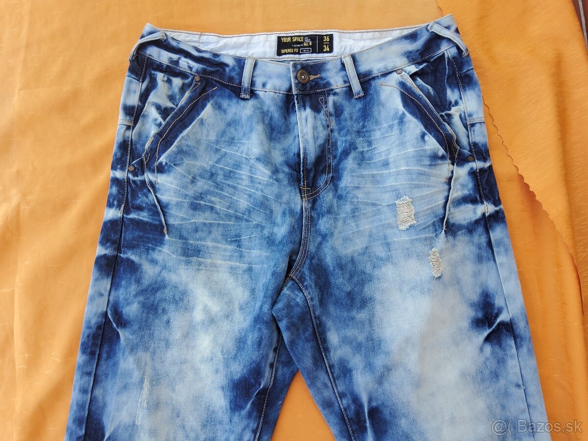 Rifle Gate W36 L34 na spodu do gumicky - 2