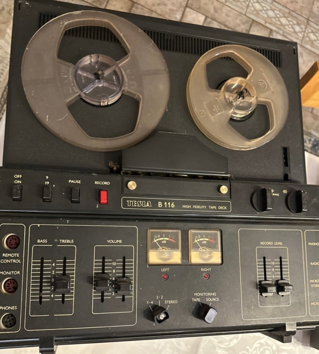 HiFi Tesla B116 prenosný magnetofón Tape deck - 2