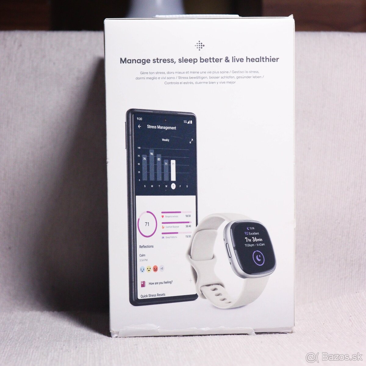 NOVÉ Google Fitbit Sense 2 špičkové fitness hodinky - 2