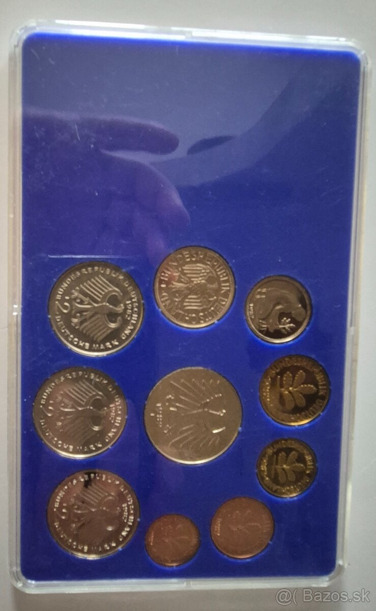 Predam suprava minci nemecko Proof 1982F,1983F,1984F - 2