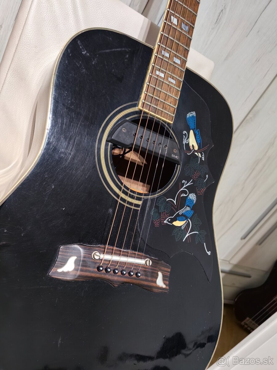 akustická gitara štýlu White Dove s EMG snímačom - 2
