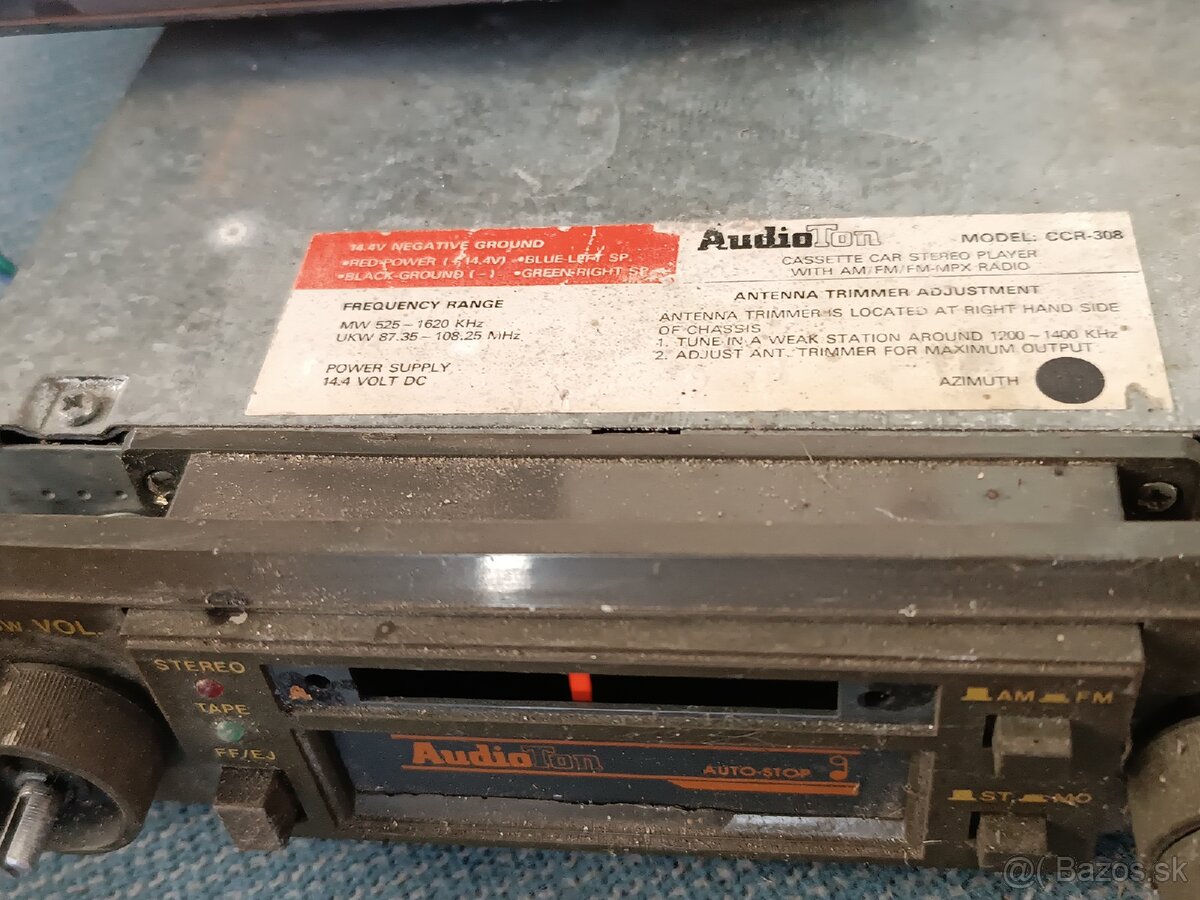 Staré autorádia - 2