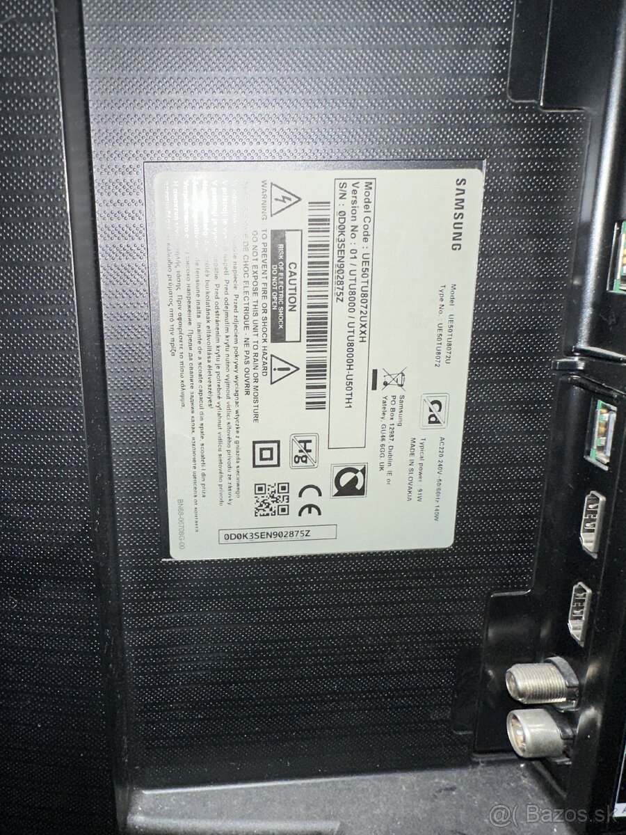 Samsung UE50TU8072U - 2