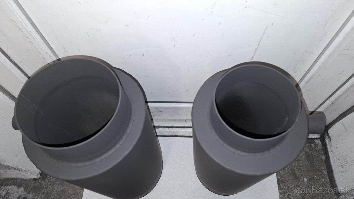 Teplovodný vymenník tepla na komín. - 2