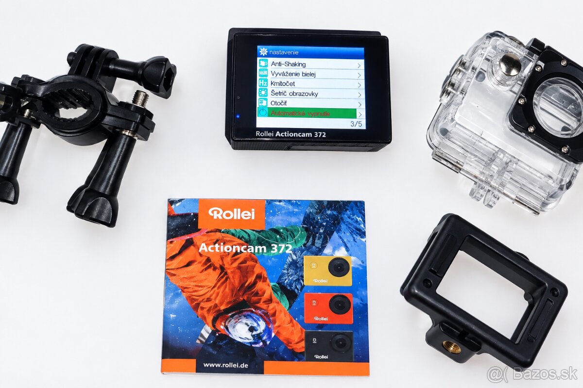 Rollei Actioncam 372 – kamera + príslušenstvo - 2