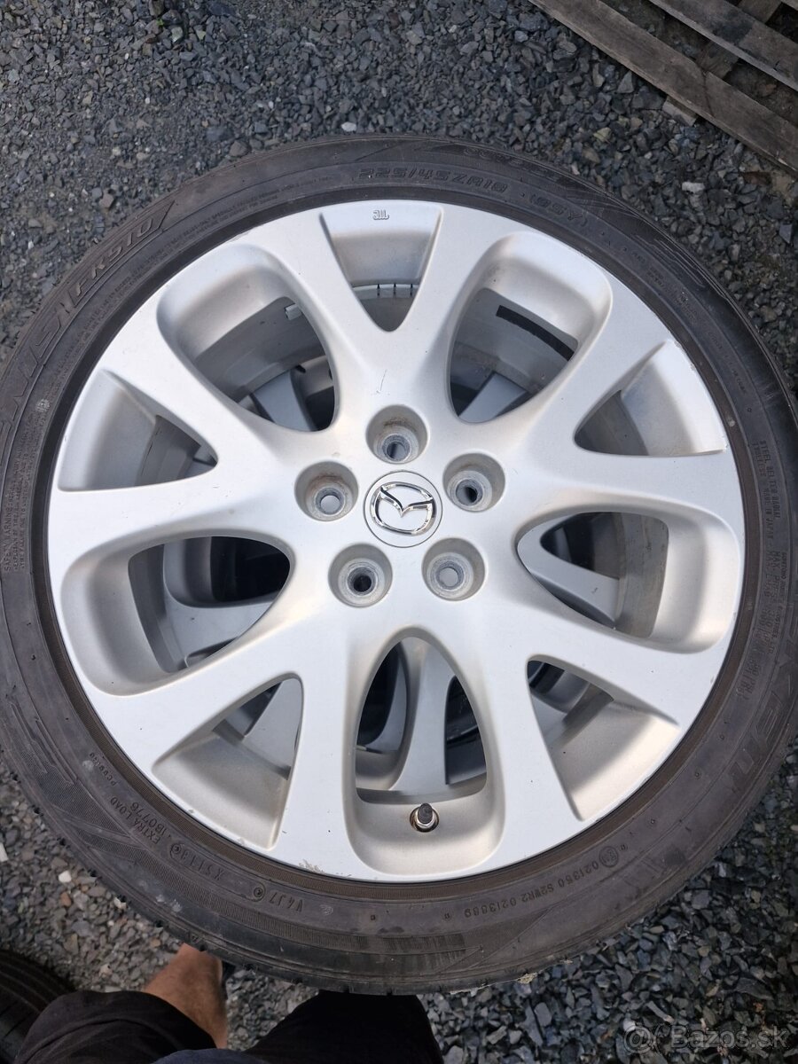 Sada kolies Mazda 6 s tlakovýn senzorom a letnými pneu - 2