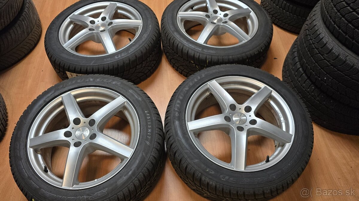 Predam elektrony 5x112 R17 a zimne gumy - 2