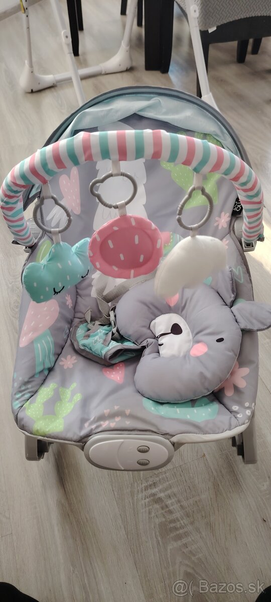 Vibrujúce ležadlo s melódiami - 2