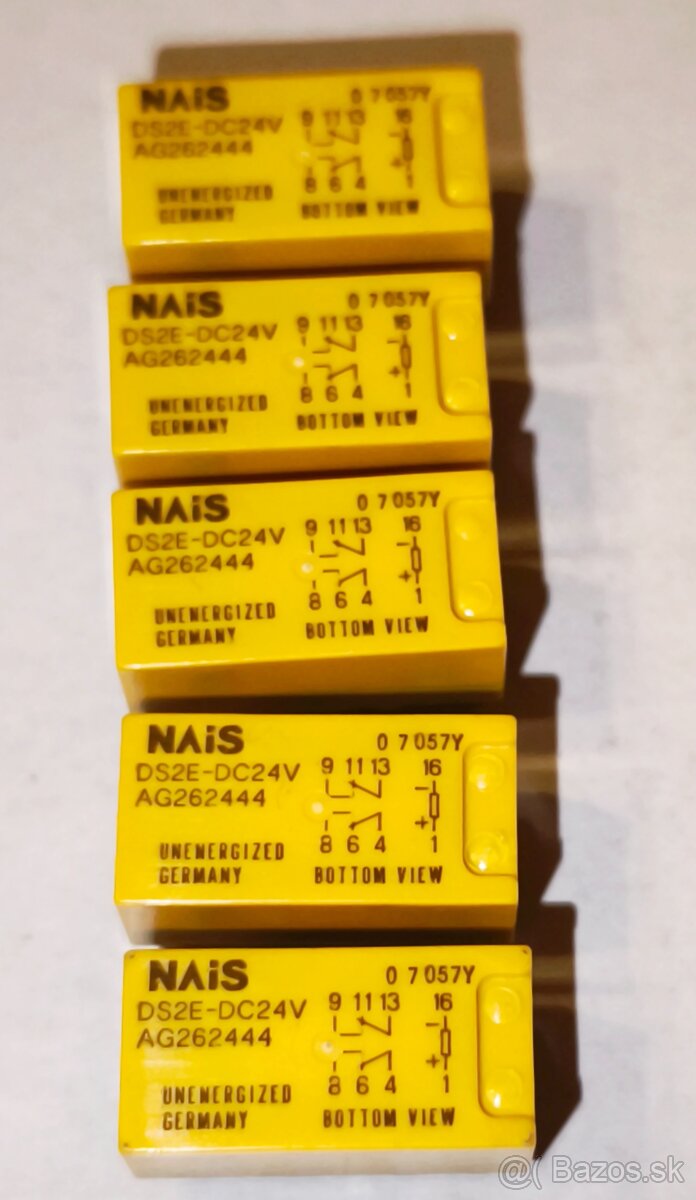 Relé NAIS DS2E-DC24V. - 2
