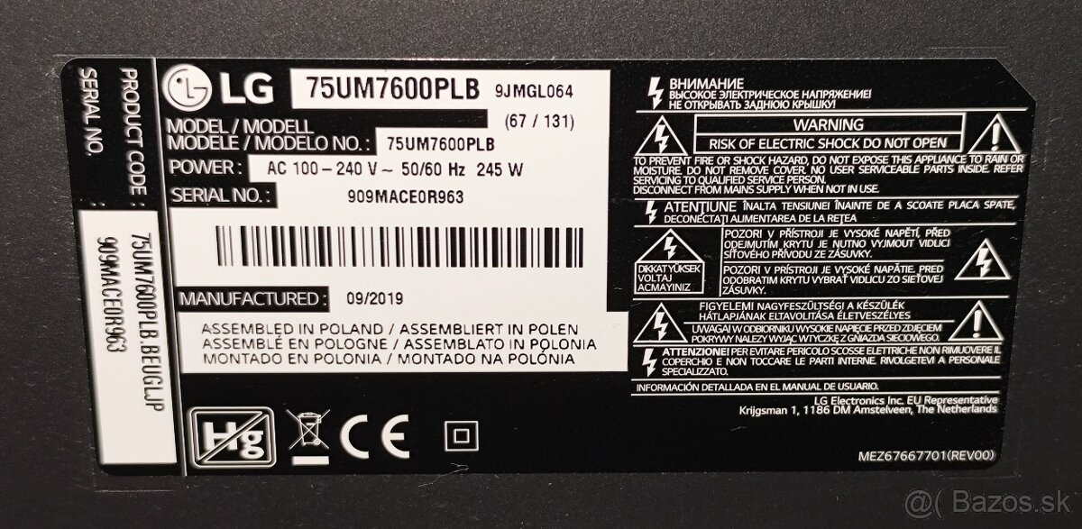 LG 75UM7600PLB 4K Smart - 2