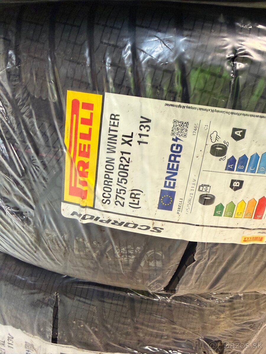 Predám zimné pneumatiky PIRELLI 21’ - 2