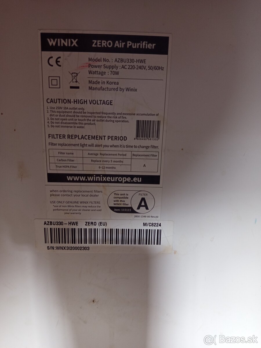 Winix Zero čistička vzduchu - 2