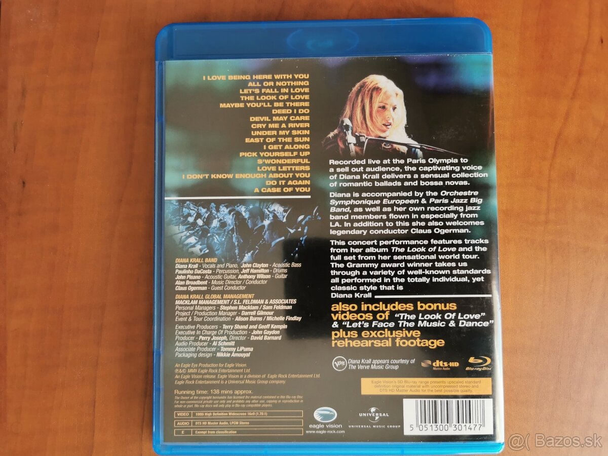 Blu-ray DIANA KRALL - Live in Paris - 2
