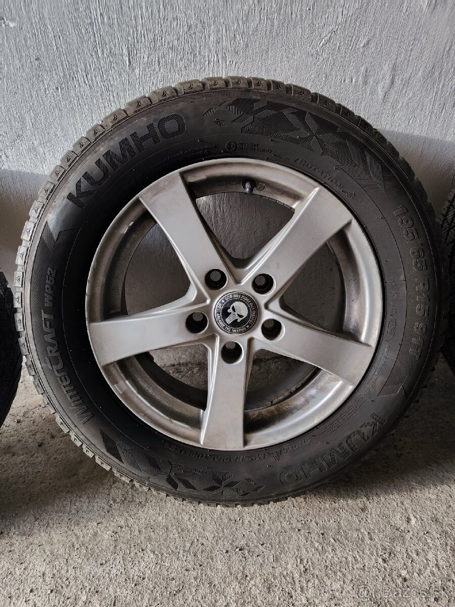 Dezent disky 5x112 r15 195/65 zimné - 2