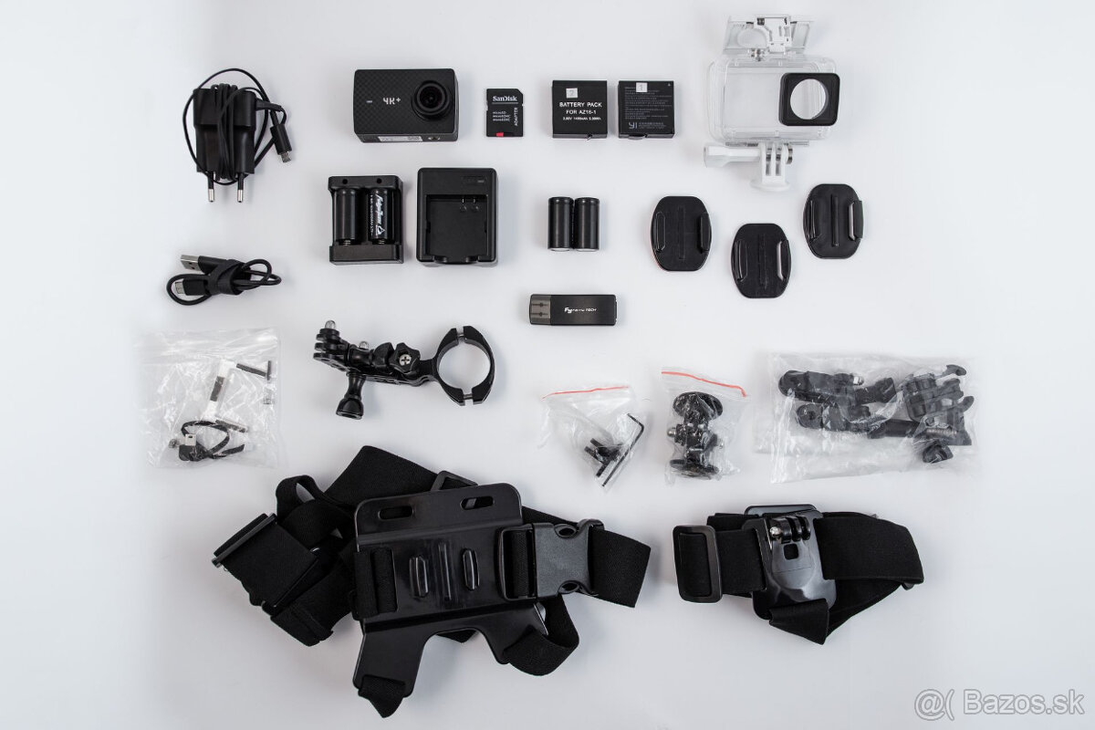 akčná kamera YI 4K+, + veľa príslušenstva - 2