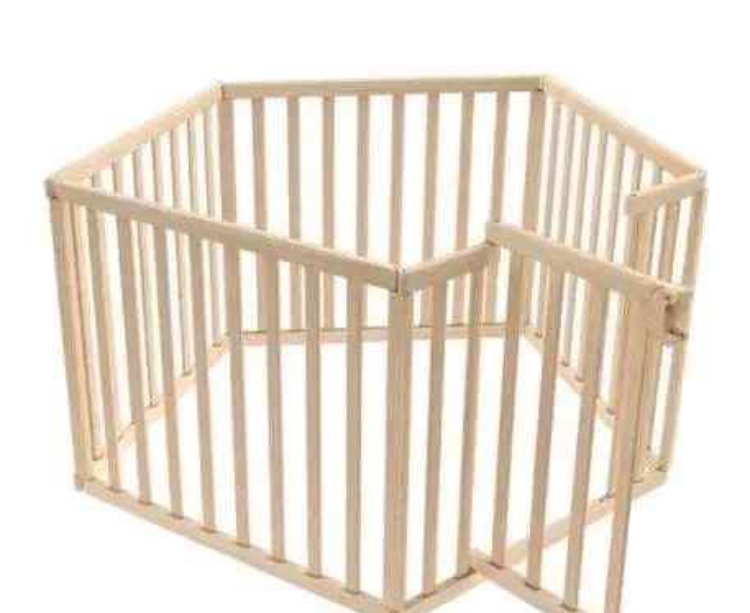 Drevená detská ohrádka - 2