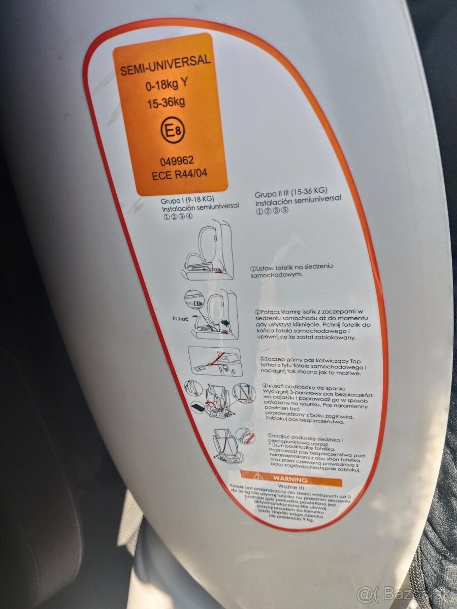 Autosedačka Isofix - 2